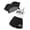 Black, variant on HNMKIU Girls Outfits Size 6 Girls Summer Outfits 3 Piece Set Casual Loose Fit Sleeveless Top Shorts Combo For Outdoor Activities Age 8 14 Comfortable Breathable Playwear