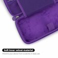 thumbnail image 4 of Étui de Transport Violet pour Nintendo Switch / OLED / Lite - Sac de Rangement Portable avec 10 Fentes pour Cartes de Jeu, Protection EVA Antichoc et Pochette en Maille pour Accessoires, 4 of 8