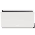 thumbnail image 1 of Veradek Block Series Jardinière Longue Moyenne en Plastique - Blanc, 1 of 5