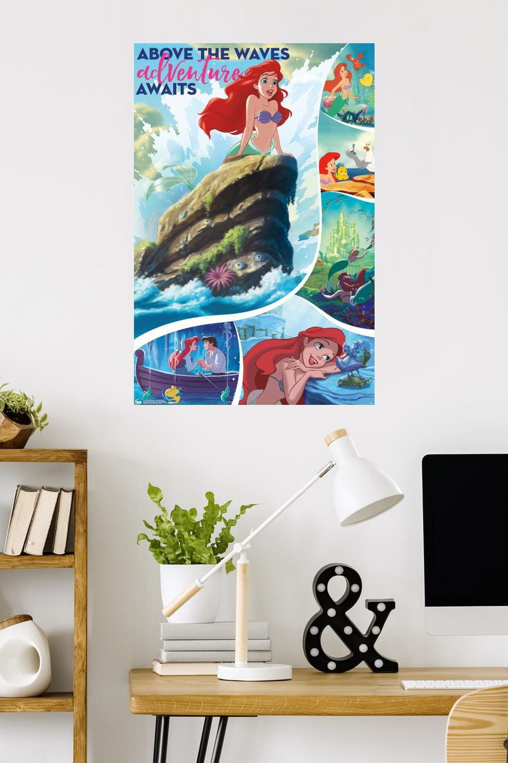 Disney The Little Mermaid - 30th Anniversary Wall Poster, 22.375" x 34"