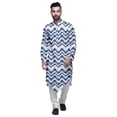 thumbnail image 1 of Atasi Kurta à Manches Longues de Designer pour Garçons, Kurta Décontractée Imprimée en Coton Flex, 1 of 1