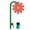 B, variant on Mupvlun Crazy Daisy Sprinkler, 360° Rotating Dancing Flower Water, Lawn Watering Sprinklers Sprayer for Garden, Courtyard C