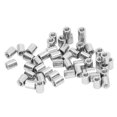 thumbnail image 3 of Écrou de Couplage Femelle, Acier Inoxydable 304 50 Pcs Écrou de Couplage Cylindrique Robuste Résistant à l'Usure Pratique M4 pour Entretien, 3 of 8