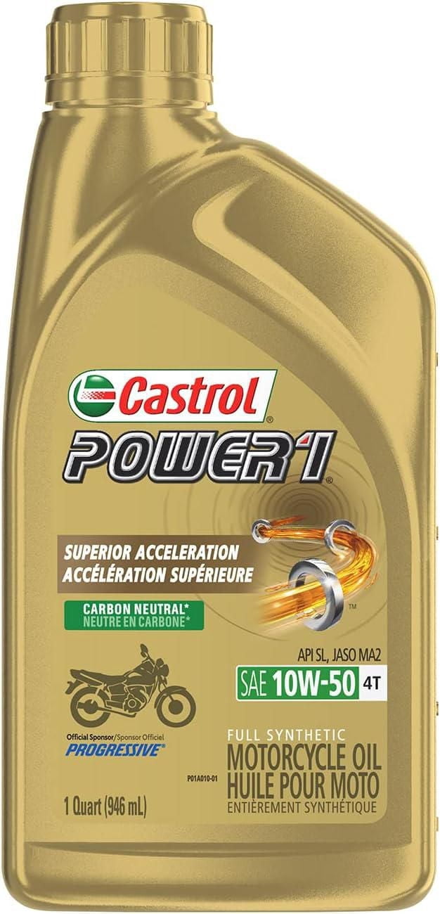 Castrol Power1 4T Four Stroke Motorcycle Oil 10W-50 946ml