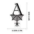 thumbnail image 1 of Spider Halloween Decoration Hang Tag Set with 26 Iron Letters 5.3 cm x 9 cm, Black Rope Included, 1 of 4