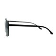 thumbnail image 4 of Mens Classic Airforce Crossbar Rectangle Metal Aviator Sunglasses Black Green, 4 of 4