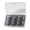 Black, variant on Coin Capsules for Collectors, Small Portable Easy to Carry Commemorative Coins Sorting Organizer Case, Multi-Item Airtight Coin Storage Box for Coins, Commemorative Coins and Game Coins,Black