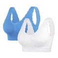 thumbnail image 1 of Soki 2pc Sports Bra for Women Padded Seamless Medium Impact Yoga Running Bras, 1 of 2