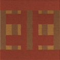 thumbnail image 1 of Ahgly Company Tapis de Zone Carré Lavable en Machine Acajou Brun Transitionnel, 5 Pieds Carré, 1 of 7