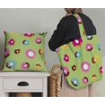 thumbnail image 5 of Soimoi Green Modal Satin Fabric Donuts Food Print Fabric by Yard 42 Inch Wide, 5 of 5