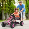 thumbnail image 2 of Gymax Kids Pedal Go Kart 4 Wheel Ride On Toys w/ Adjustable Seat Handbrake Red, 2 of 10