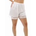 thumbnail image 2 of Underworks Women's Lace Trimmed Slip, 4-inch Inseam, 2 of 5