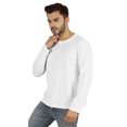 thumbnail image 3 of Inkmeso Men's Long Sleeve Cotton Basic Shirt Lightweight Solid T-Shirts, 3 of 7
