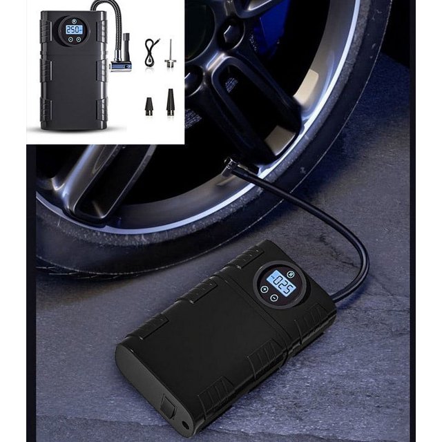 Dvkptbk Air Pump Intelligent Car Inflatable Pump Vehicle Portable Car Wireless Intelligent Pump- Vehicle Tire Pump Air Pump