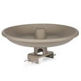 thumbnail image 1 of Farm Innovators 150 Watt Plastic Heated Birdbath w/ Deck Mount, Tan, 1 of 12