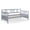Grey, variant on Gymax Twin Size Wooden Slats Daybed Bed Sofa Support Platform Sturdy W/Rails Cherry
