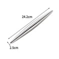 thumbnail image 3 of EGNMCR Stainless Steel Rolling Pin For Baking Fudge, Pizza, Pies, Pastries, Pasta, Dough, Cookies Rolling pin, 3 of 5