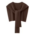 thumbnail image 2 of Women's Shawl Wrap Poncho Cape Open Front Cardigan Scarf Pashmina Shawls For Fall Winter, 2 of 6