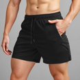 thumbnail image 2 of Men's Running Shorts with Zipper Pockets Gym Athletic Workout 5" Shorts for Men, 2 of 5