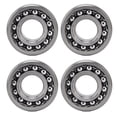 thumbnail image 1 of Roulement à Billes Auto-Aligner, 4 Pcs Étanches Rotation Stable Double Rangée pour Patins à Roulettes pour Moteurs 1204,1205,1206,1207,1208, 1 of 8