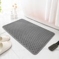 thumbnail image 2 of Iumwxz Bathroom Mat Golden Turtle Velvet Carpet Soft Comfortable Breathable Quickly Absorbent Non Slip Door Mat Floor Mat Bathroom Rug Gray Polyester, 2 of 9
