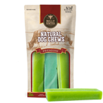 Bully Bunches Mint Yak Cheese Himalayan Chews All Natural Dog Treats Medium 3 Pack