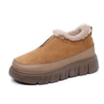 thumbnail image 4 of Wdhugt Fleece Lined Boots For Winter Outdoor Low Heel Flock Material Us Size 8.5 Foot Length 10.04 Inch, 4 of 9