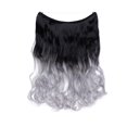 thumbnail image 2 of Invisible Wire in Hair Extensions Miracle Secret Fish Line Silky Straight Synthetic Hairpieces, 2 of 5