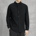 thumbnail image 4 of Male Shirt Top Dress Up Sweat Absorbing Simple Soft Washable Men Shirt, 4 of 5