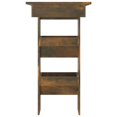 thumbnail image 2 of vidaXL Wall Bar Table Smoked Oak 102x45x103.5 cm Engineered Wood, 2 of 5