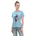 thumbnail image 4 of Women's Basic Short Sleeve T-Shirt Demon Slayer Butterfly Ninja, 4 of 6