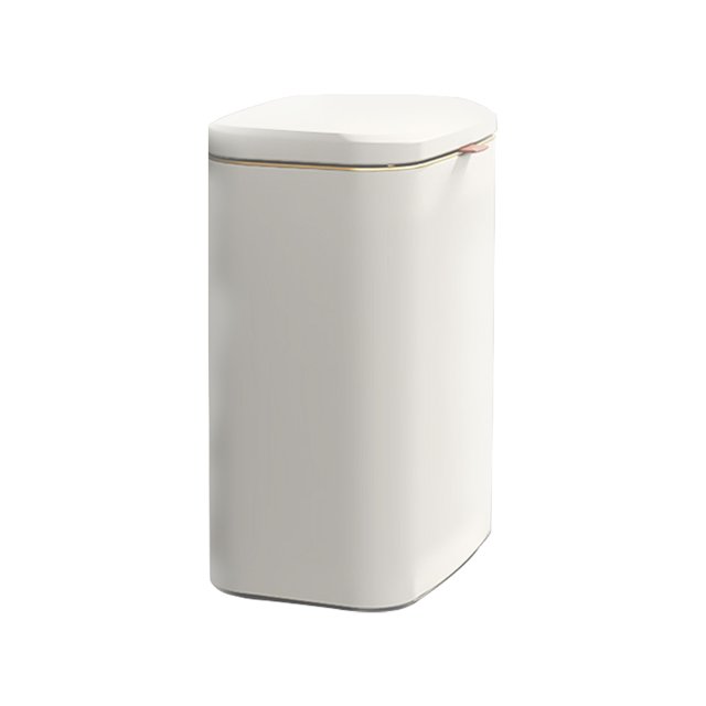 tredstone Stainless Steel Trash Can Durable And Stylish Kitchen Essential Hanging Kitchen Garbage Can white 8L