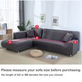 thumbnail image 2 of Sumhomie Stretch Washable Couch Slipcovers for Sectional Sofa L-shape Corner, 2 of 4