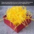thumbnail image 3 of Crinkle Paper Raffia Shreds Colorful Boxes Filling Material DIY Packaging Confetti Wedding Party Greeting Tissue Accessories Yellow, 3 of 6