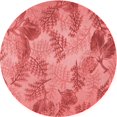 thumbnail image 1 of Ahgly Company Tapis Rond Lavable en Machine Intérieur Rouge Rubis, 7 Pieds Rond, 1 of 7