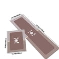 thumbnail image 3 of TopLLC Kitchen Accessories,Home And Kitchen,Kitchen Tools, Kitchen Mat Set Seaweed Mud Cushion Carpet Comfortable Standing Desk Mat For Office Laundry Room Watertight And Ergonomic Kitchen cushion, 3 of 7