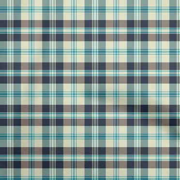 oneOone Velvet Dark Navy Blue Fabric Check Fabric For Sewing Printed Craft Fabric By The Yard 58 Inch Wide