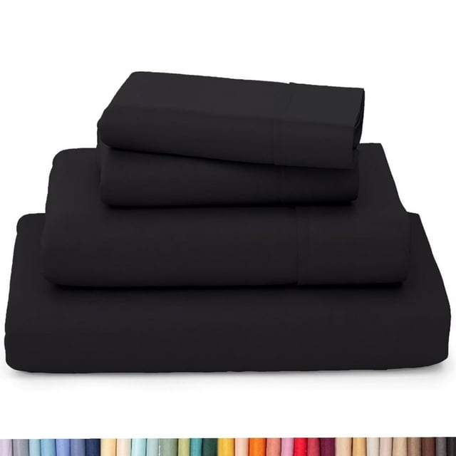 HAOAN Ultra Soft Wrinkle Resistant Bamboo Sheet Set - 4 Piece Set - 2200 Series