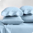 thumbnail image 1 of Bare Home Pillowcase Set - Premium 1800 Collection - Double Brushed - Ultra Soft - Standard Size, Light Blue, 4 Count, 1 of 7