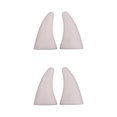 thumbnail image 2 of Baohd 2pieces Sticker Stand Out Crowd With Stylish Devil Horn Car Roof Decoration white 2Set, 2 of 6