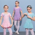 thumbnail image 3 of HAWEE Justaucorps de Ballet pour Filles à Manches Courtes Danse Gymnastique Ballerine Tenue de Ballet Robe, 3 of 3