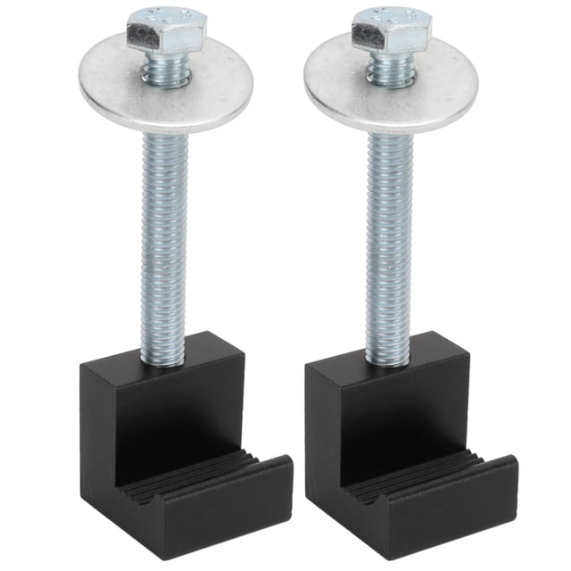 2 Pcs Universel Robuste Boîte à Outils Lien vers le Bas Alliage d'Aluminium J Crochets Crossover pour Camionnette