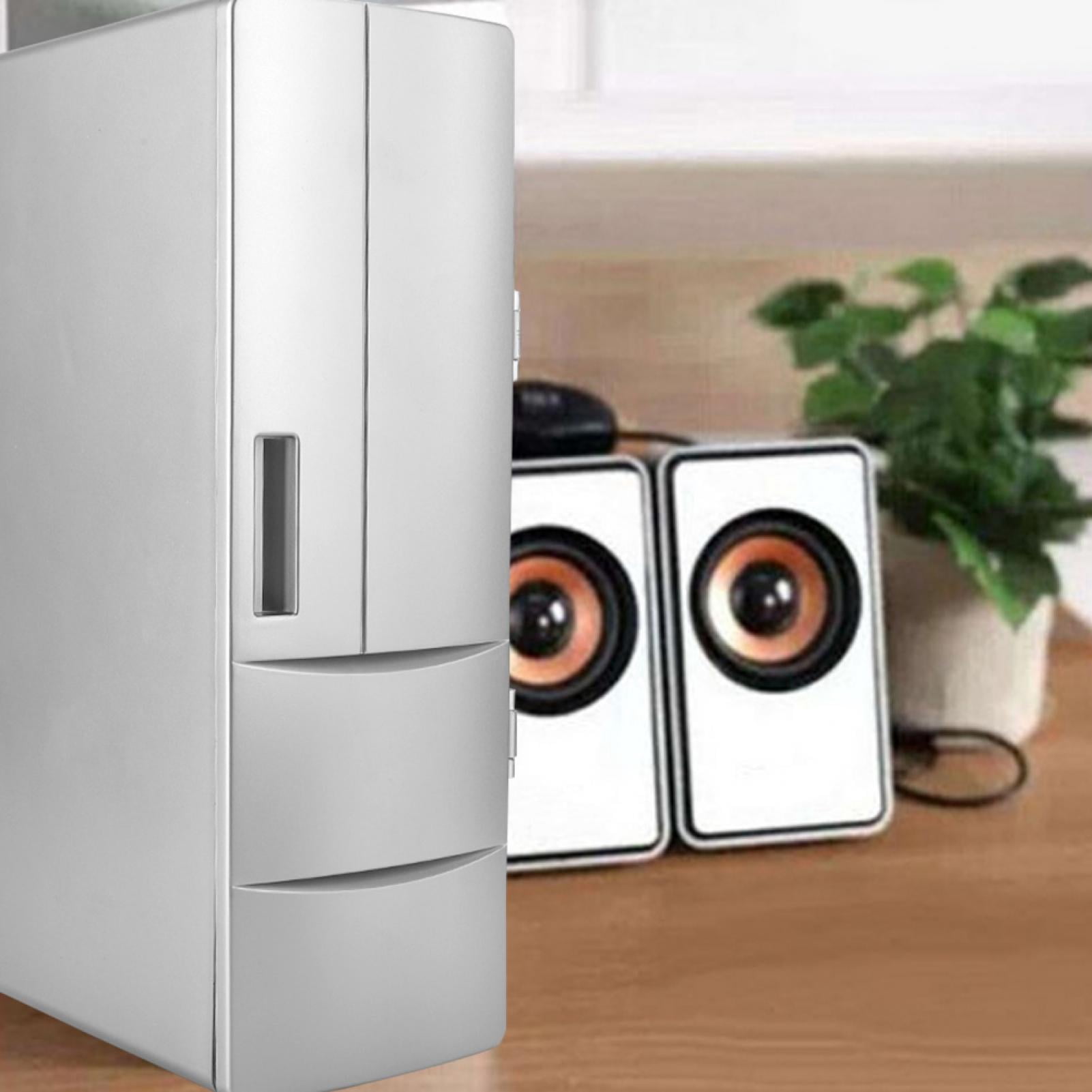 LHCER USB Frideg Small Fridge Freezer, Mini Fridge Freezer, Car Or Office Boat For Home