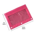 thumbnail image 3 of PALIFEUR Organization and Storage Three-hole Pencil Case Zipper Transparent Document Storage Bag Detachable Folder Large Capacity Pencil Case, 3 of 6