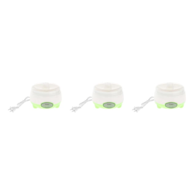 Redempat Yogurt Maker Automatic Yogurt Maker Machine Homemade Tool DIY Yogurt Green 12x16cm 3Set