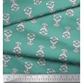 thumbnail image 2 of Soimoi Rayon Fabric Leaves & Floral Block Print Fabric by The Yard 56 Inch Wide, 2 of 3