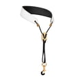 thumbnail image 2 of Redempat Sangle de Cou pour Saxophone Rembourrée Confortable pour Saxophone Basse Clarinette Soprano Blanc 45cm 1Ensemble, 2 of 6
