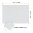 thumbnail image 2 of Unique Bargains Feuille de Semelle en Caoutchouc 1,8 mm d'Épaisseur, Coussin de Remplacement Antidérapant pour Réparation du Dessous des Chaussures, Blanc, 2 of 5