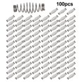 thumbnail image 1 of 100pcs Fish Hook Spring Bait Feeder Lure Trap Accessories Fishbait Feeder Tackle L, 1 of 9