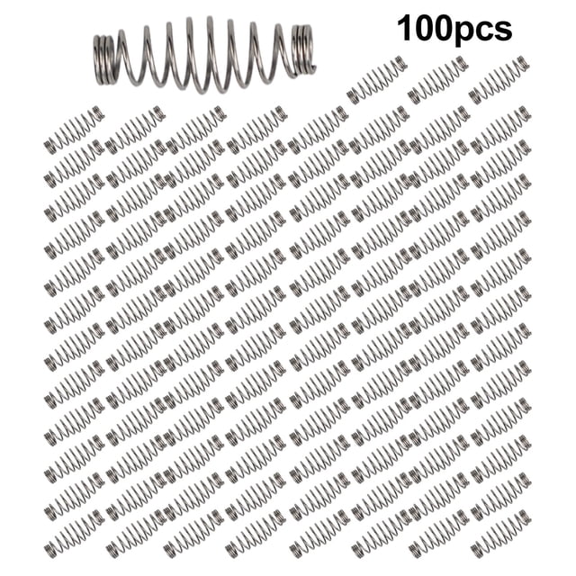 100pcs Fish Hook Spring Bait Feeder Lure Trap Accessories Fishbait Feeder Tackle L